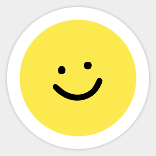 Smile (People smile) (Smiley Face Delight) Sticker